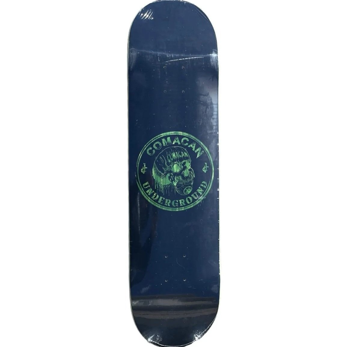Comacan Skull Stamp Green 7.75