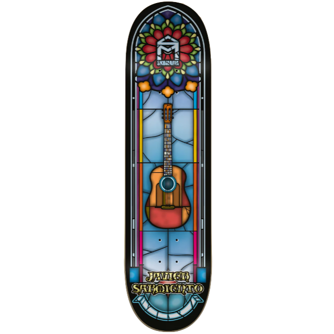 Sk8mafia Javier Sarmiento Stained Glass 7.75