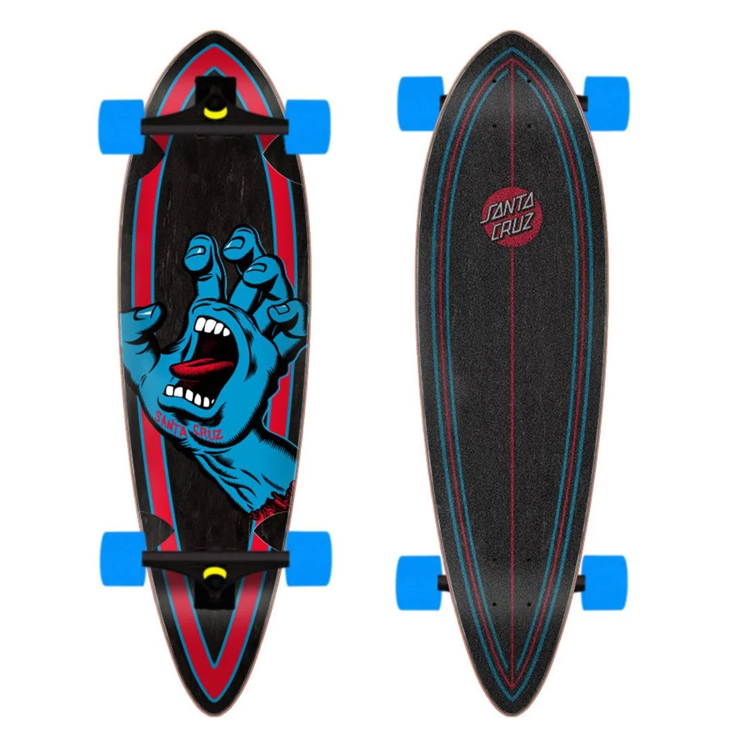Santa Cruz Screaming Hand Pintail Longboard