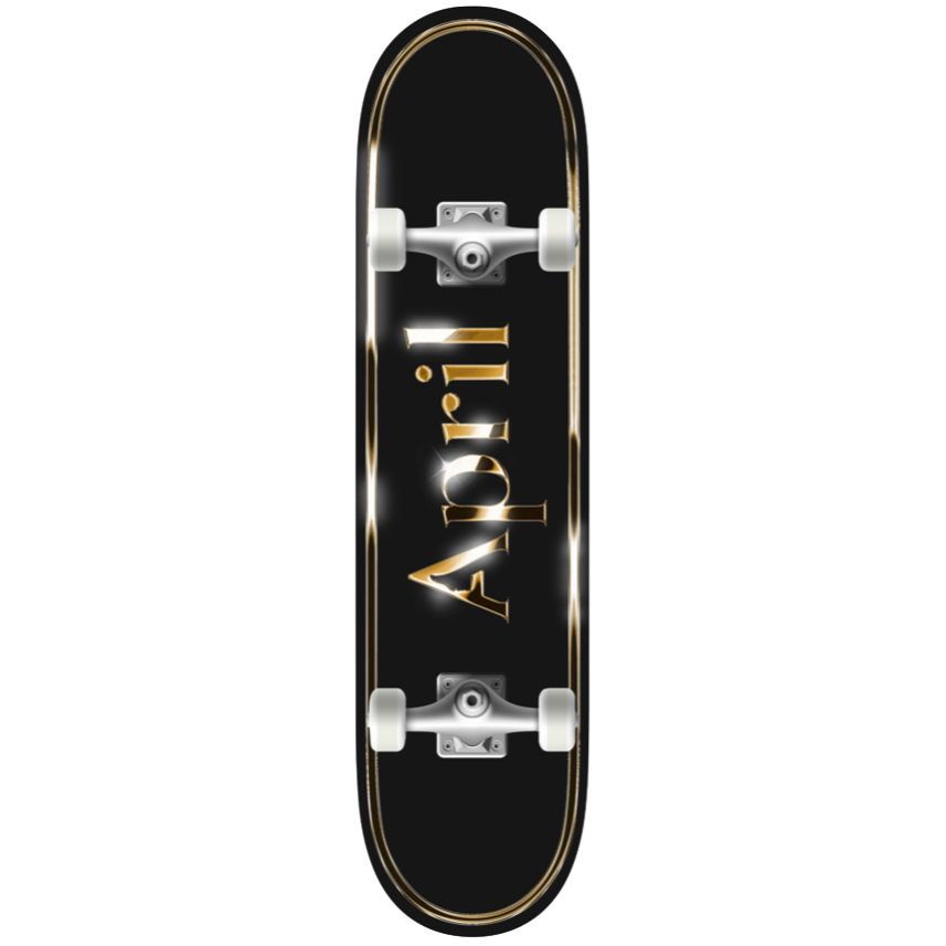 April OG Logo Gold/Black Mini 7.0 Complete