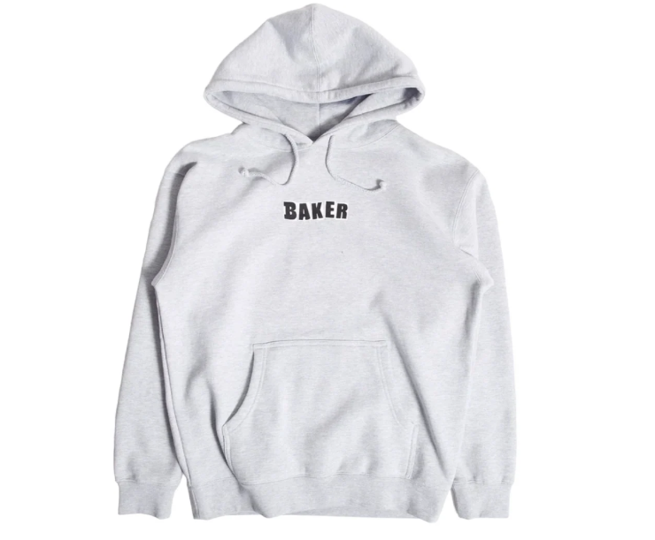 Baker Brand Logo Heather Hoodie