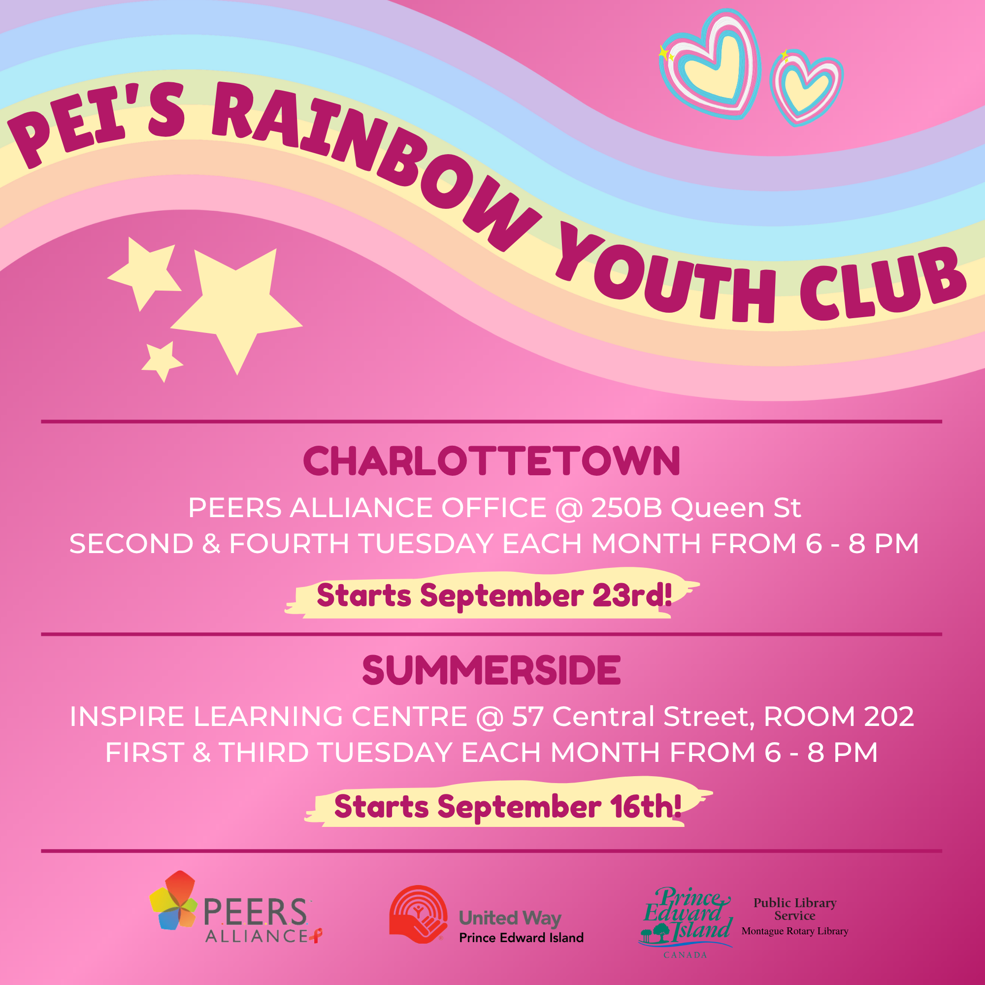 Rainbow Youth Club - Summerside