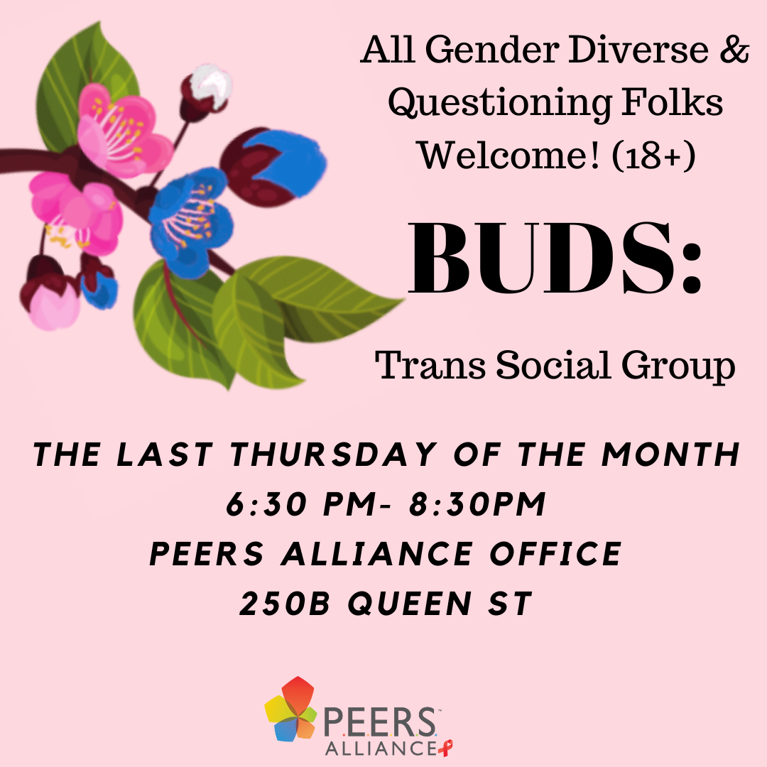 Buds - Trans Adult Peer Support Group