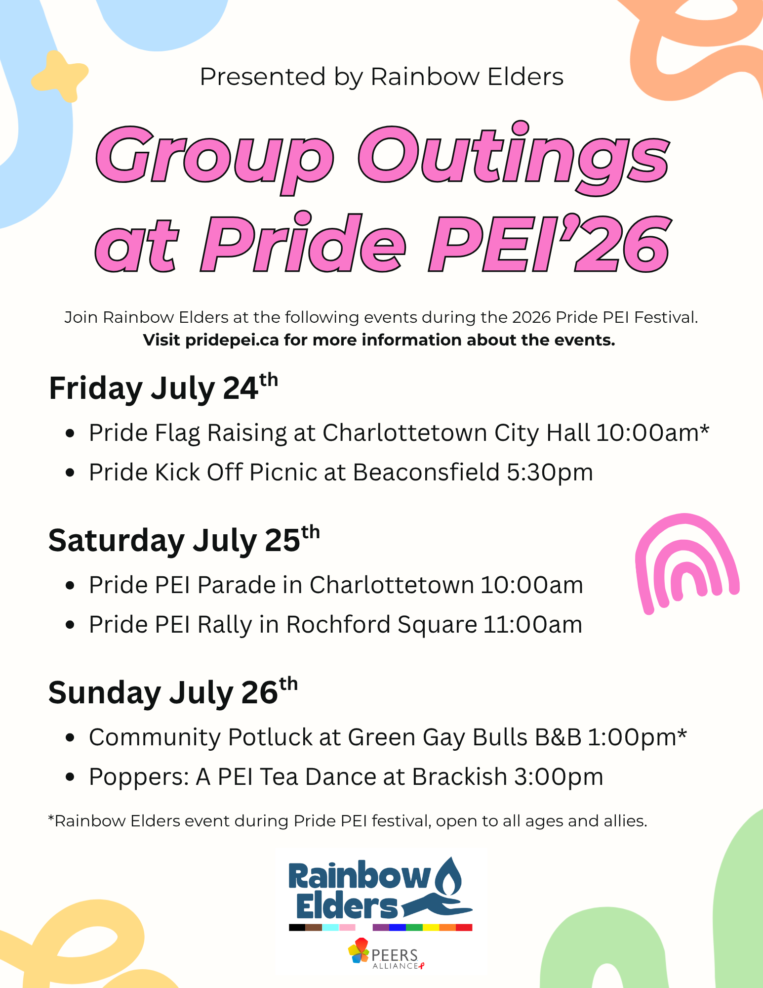 Rainbow Elders                Group Outings &amp; More