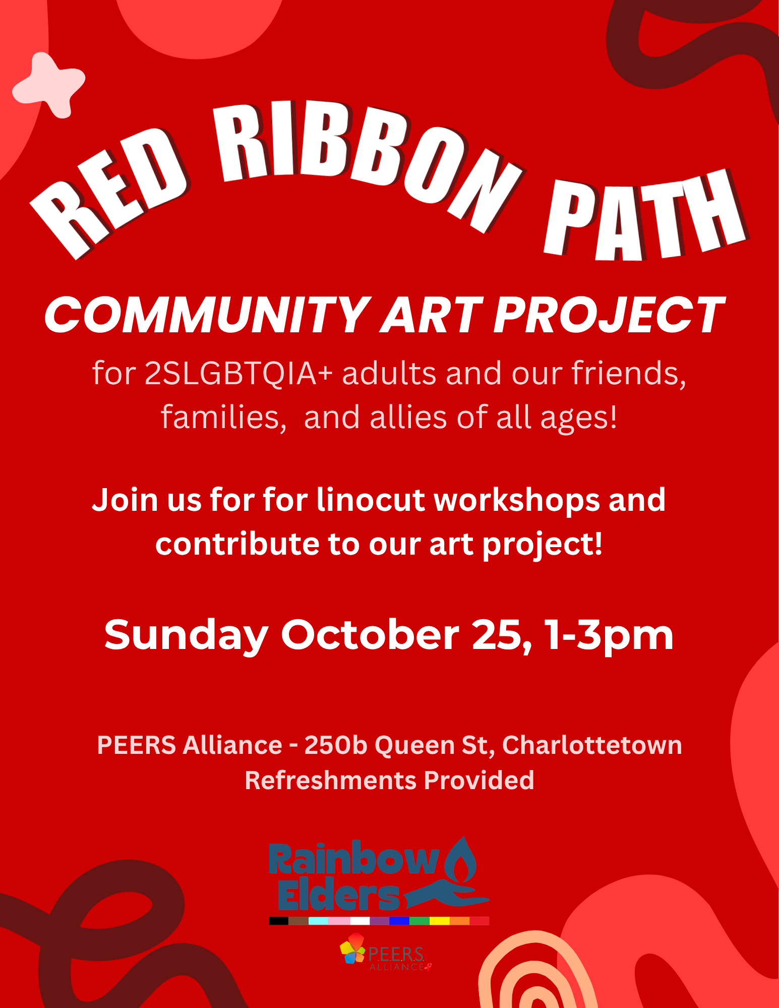 Red Ribbon Path Community Art Project