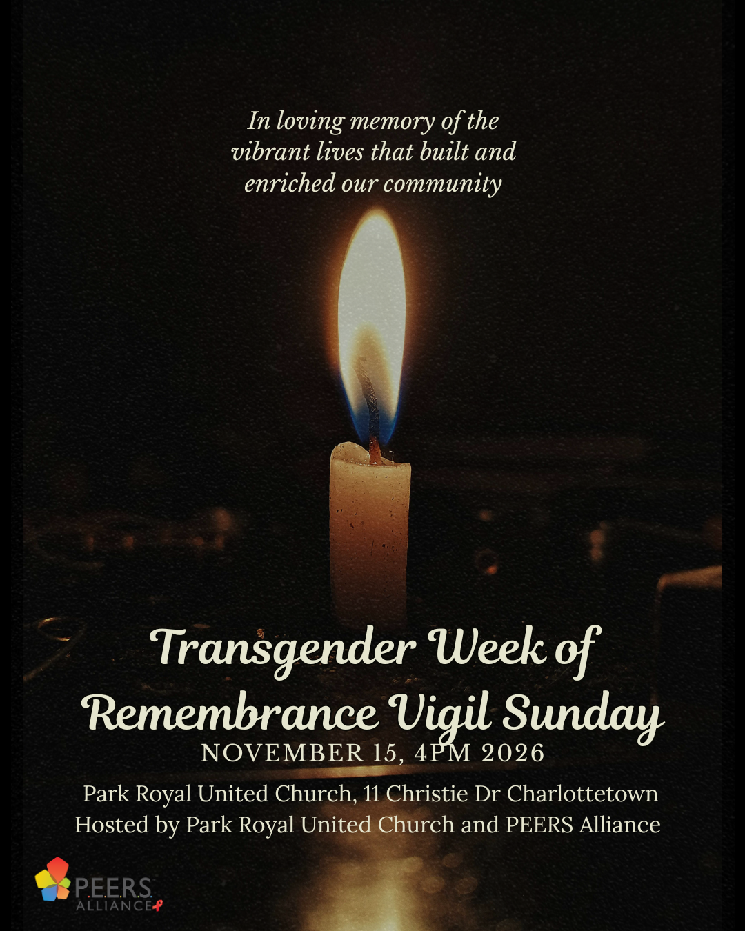 Transgender Week of Remembrance Vigil