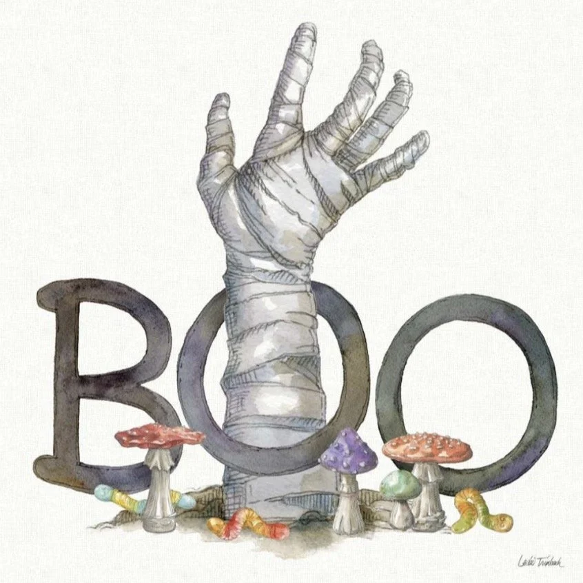 🎃✨ BOO-tiful things are brewing!
This piece is one of my spooky-season favorites &mdash; a little bit eerie, a little bit playful, and full of autumn magic. 🍄🪶 #HalloweenArt #WhimsicalIllustration #WatercolorArt #FallVibes #ArtistLife #SpookySeaso