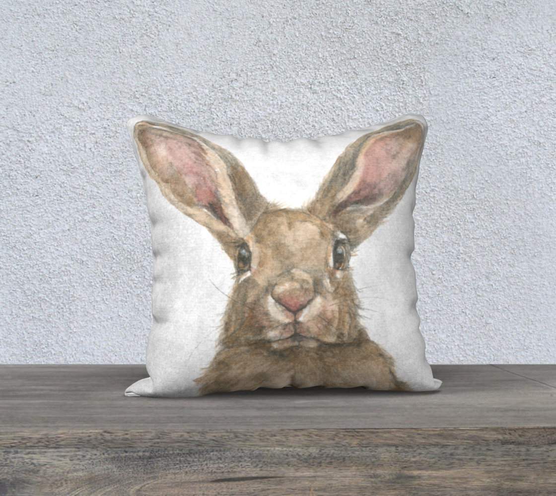 Bunny Portrait Pillowcase