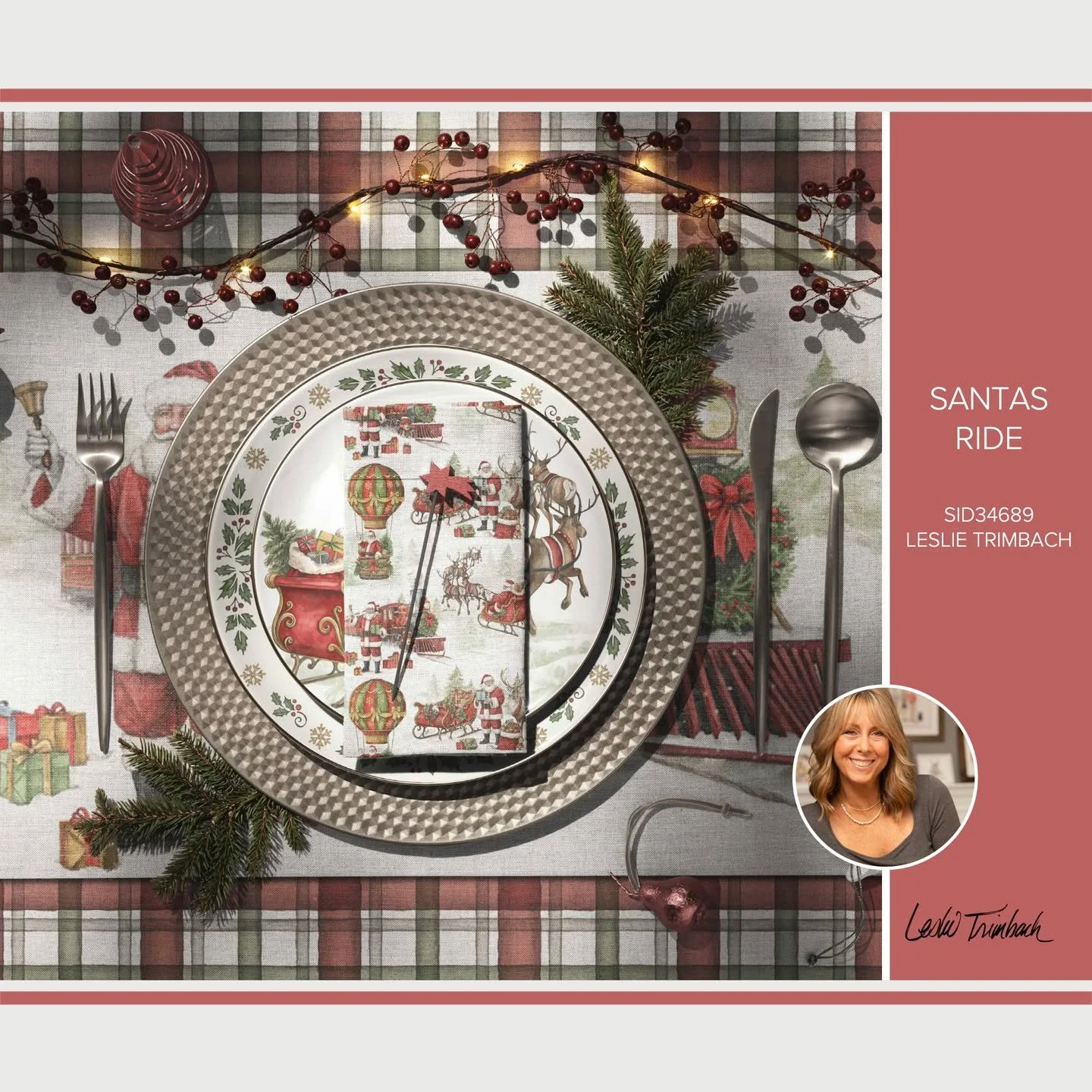 Introducing Santa&rsquo;s Ride 🎄

My newest licensed holiday collection is full of classic Christmas charm, snowy trees, Santa and his sleigh, festive plaids, and all the cozy holiday feels. Designed to be versatile across product, fabric, tabletop,