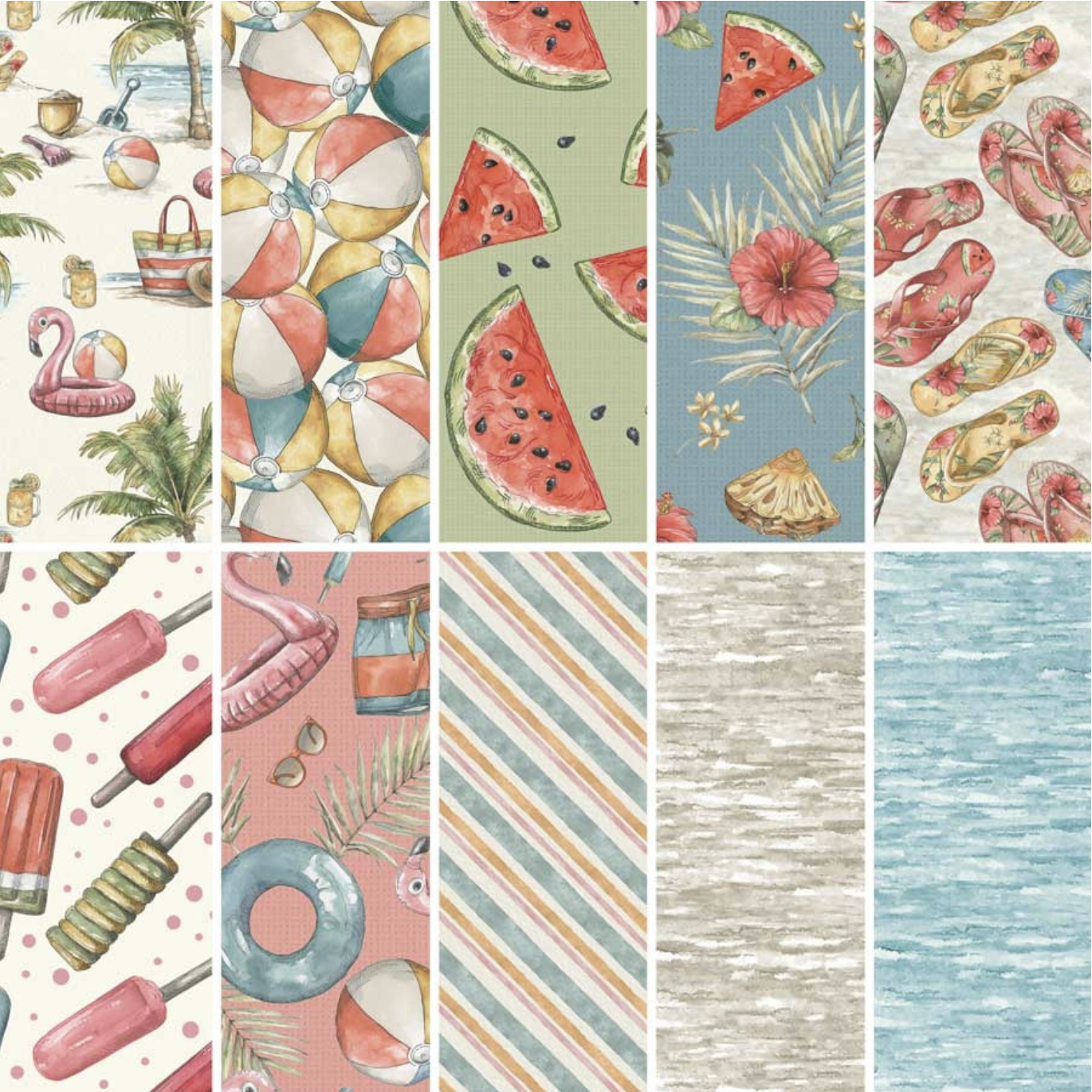 BLANK QUILTING – Vintage Summer Fabric Collection