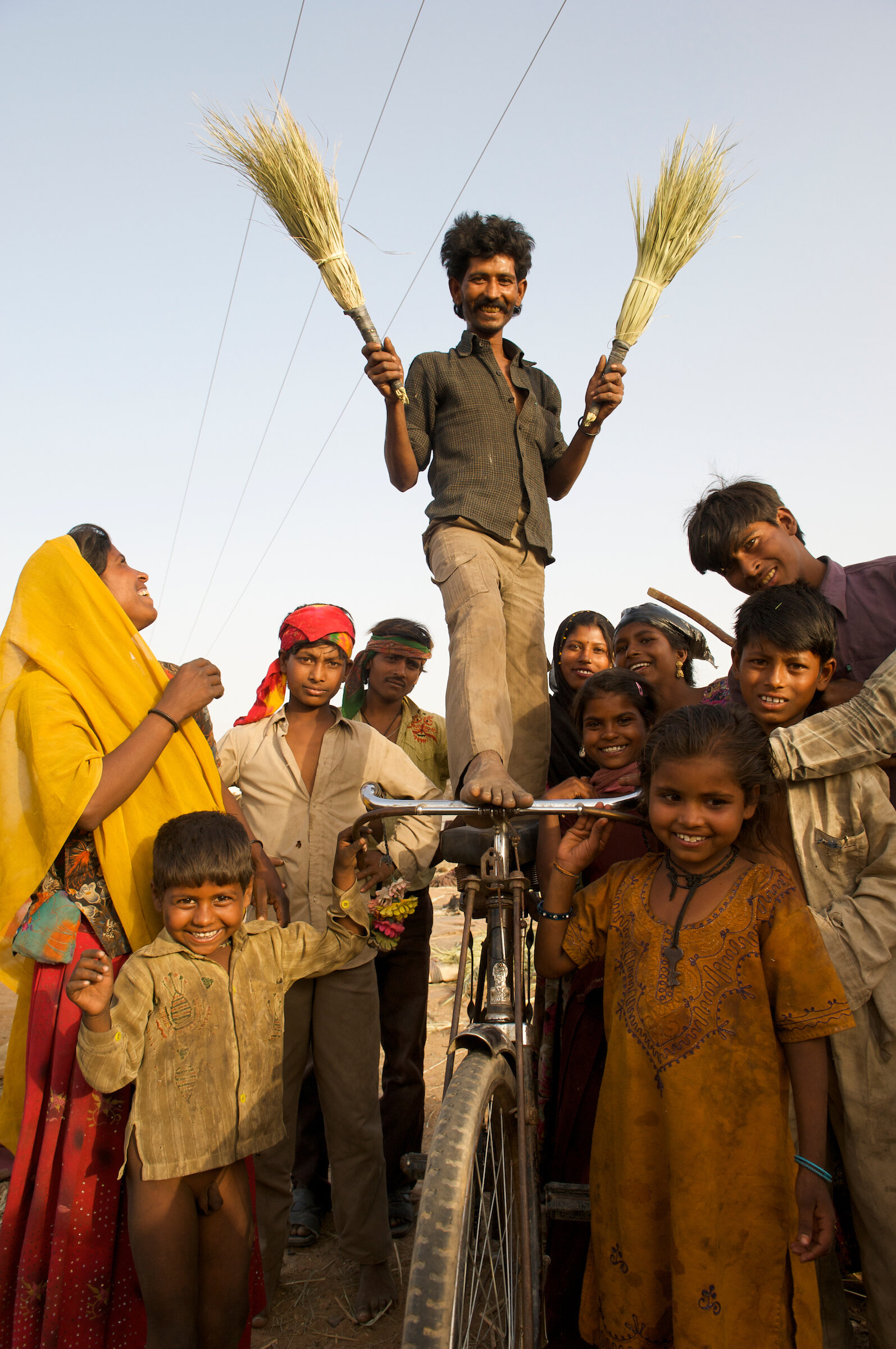  Caste of broom makers - Rajasthan, India 