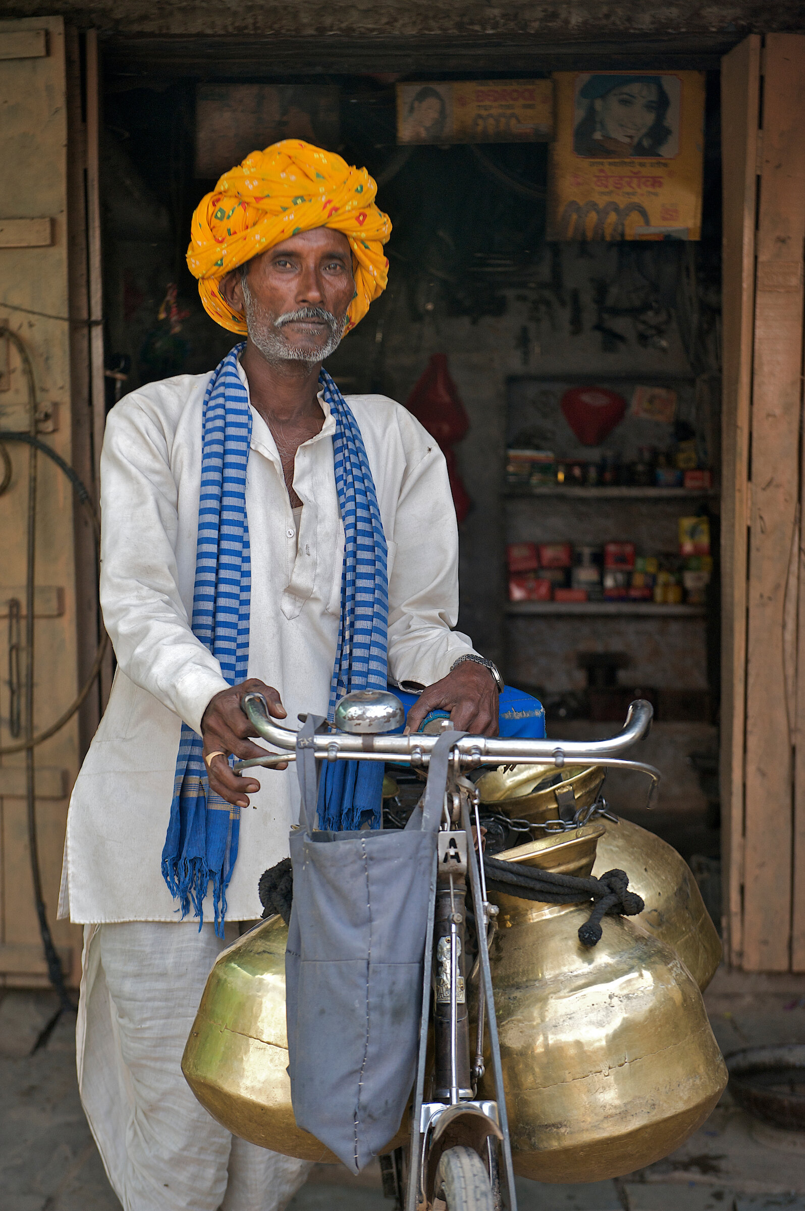  Rural Milkman - Jait Sagar, India 