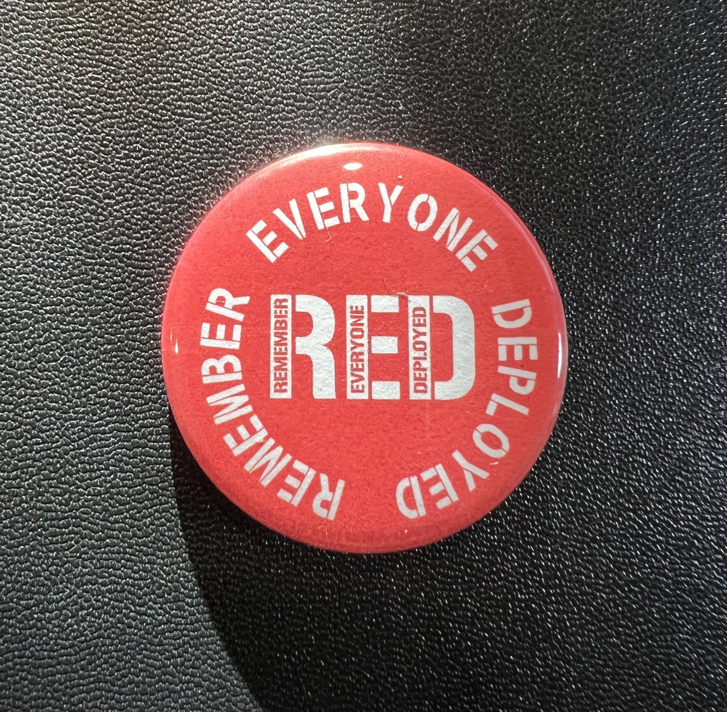 RED Remember Everyone Deployed PIN