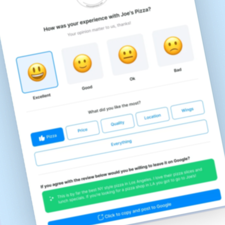 Gather Google Reviews