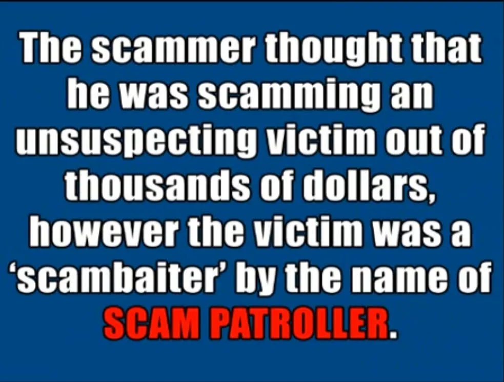 Scamming  the Scammers
