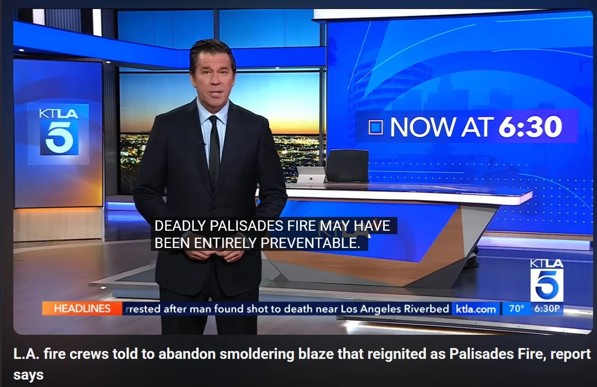 Los Angeles Times Investigation - Palisades Fire