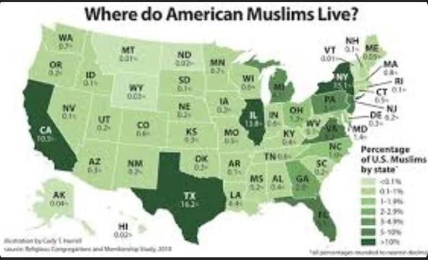 Islamic Community Clusters in America