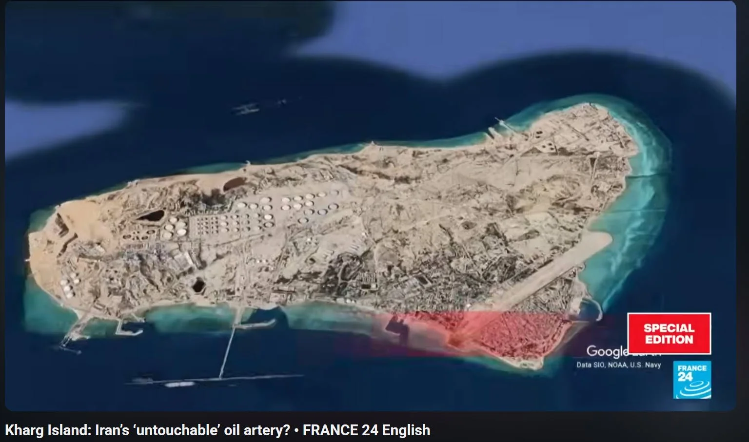 Kharg Island - Iran’s Vulnerability