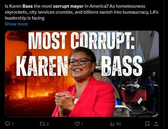 Mayor Bass and NGO Corruption