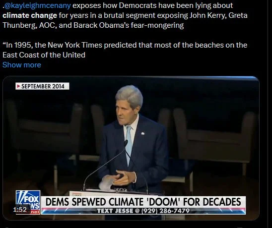 NYT Declares Climate Change Over