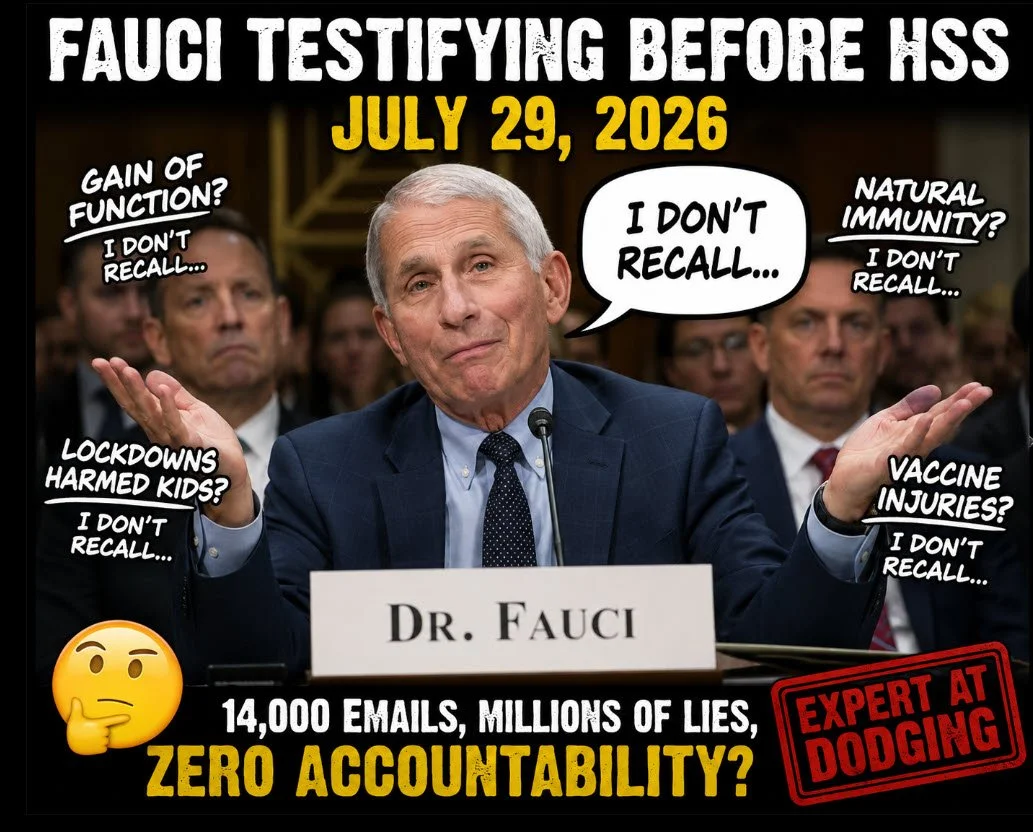Fauci Under Oath - That’s His Real Risk