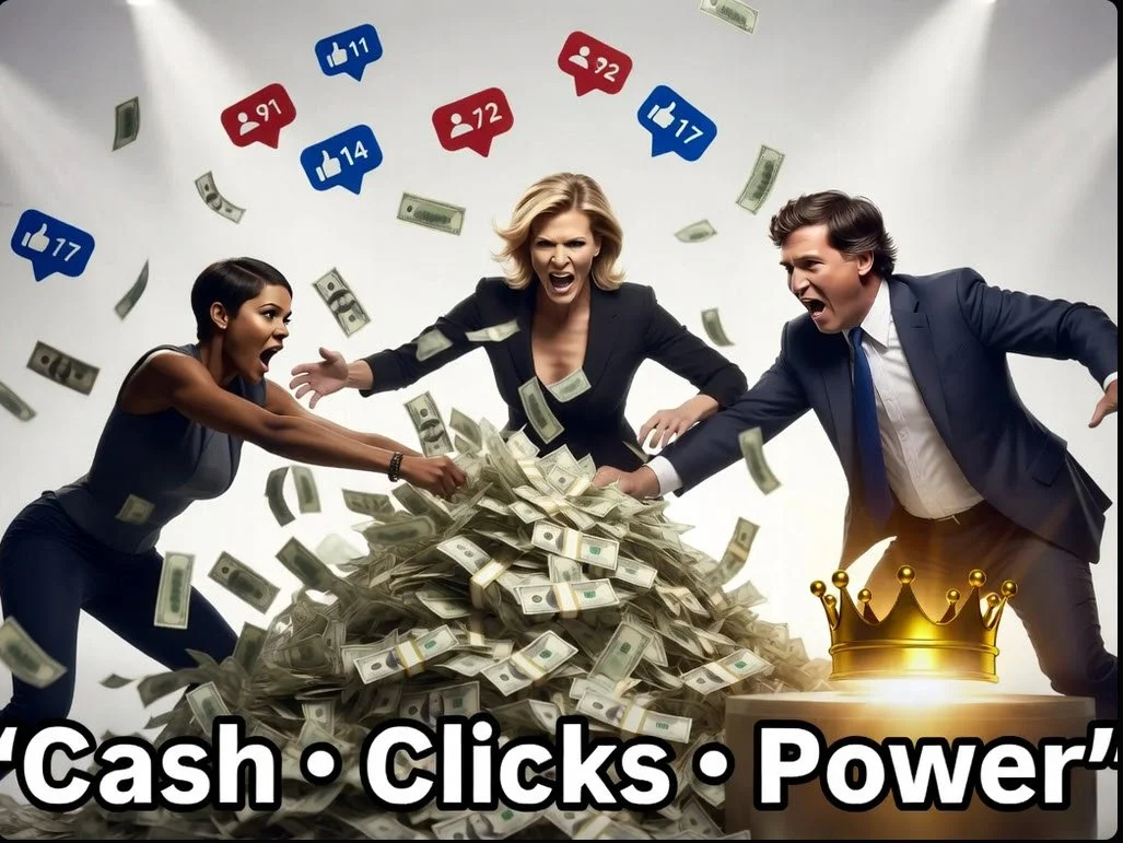 Clicks, Cash, and Power