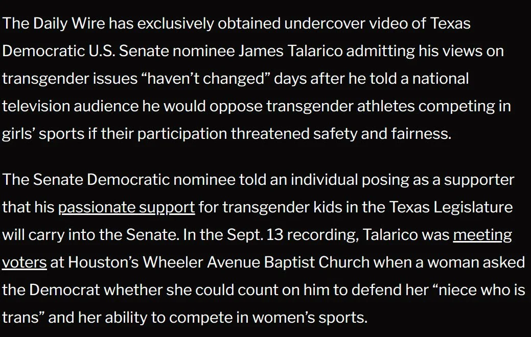 Talarico Trans Man is A Liar and A Con