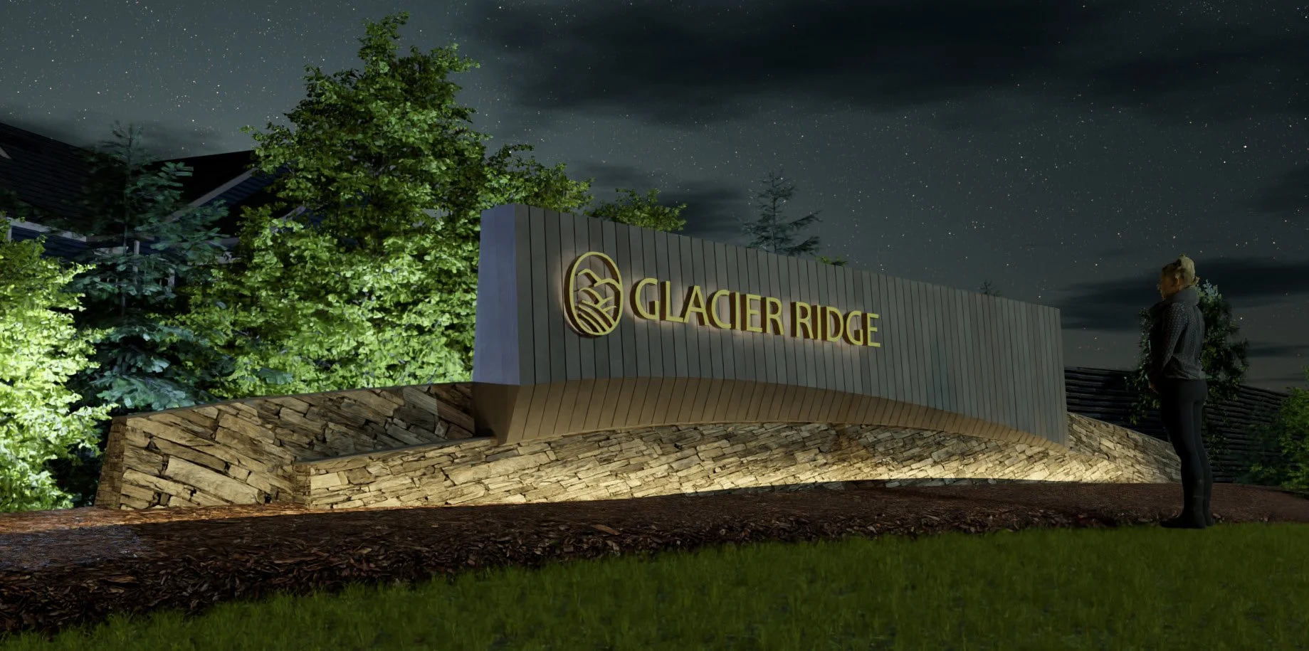 20231011_Glacier Ridge_entry feature_Schematic Package_Client approved - night with person.jpeg