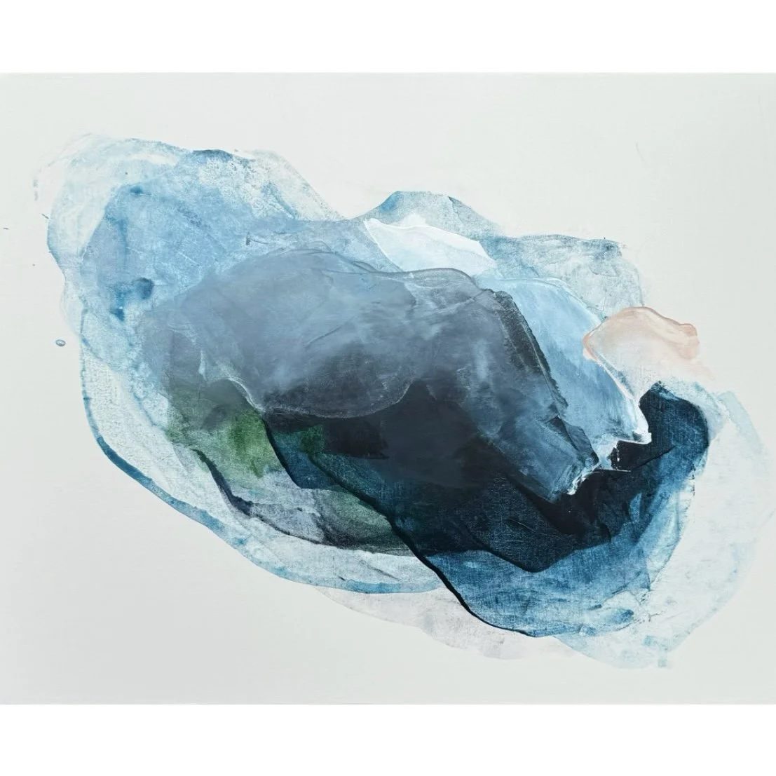 INTO THE DEPTHS, 24x30", [Available] $1350 CAD