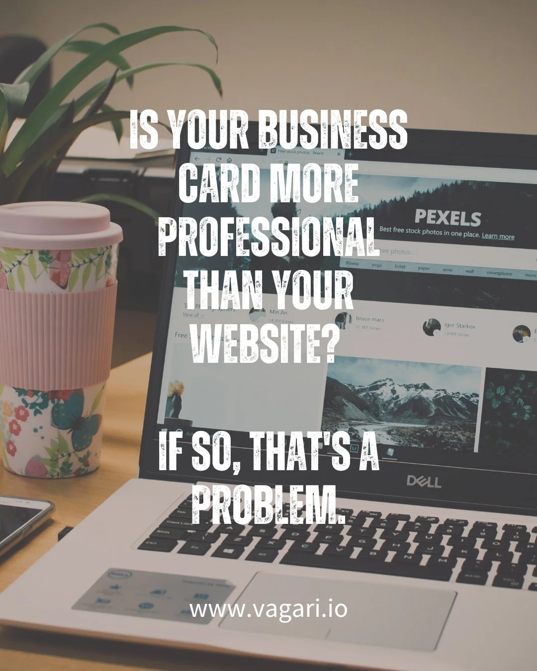 You spent time and money on nice business cards. But your website loads slow, looks dated, confuses people, and barely works on mobile. Here's the thing: 10 people see your business card per month. Hundreds of people see your website. So which one ma