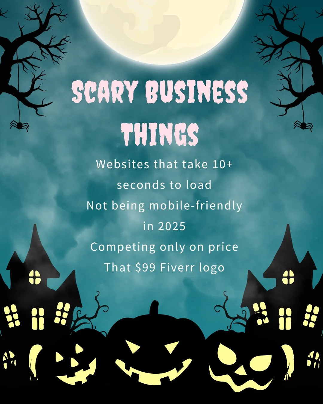 🎃 Things scarier than any horror movie: websites that don't work on phones, businesses competing only on price, and thinking you can DIY your way to premium clients. All fixable, by the way. Ready to stop haunting your own business?⁠
⁠
⁠
⁠
#BuffaloN