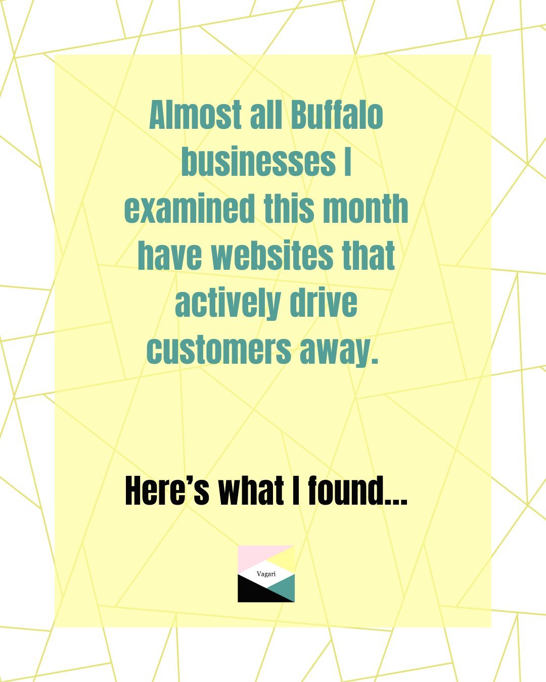 Your website is costing you customers.

Not trying to be harsh&mdash;just honest. I've audited a bunch of Buffalo business websites recently, and these three problems show up in almost every single one.

If you recognize yourself here, it's fixable. 
