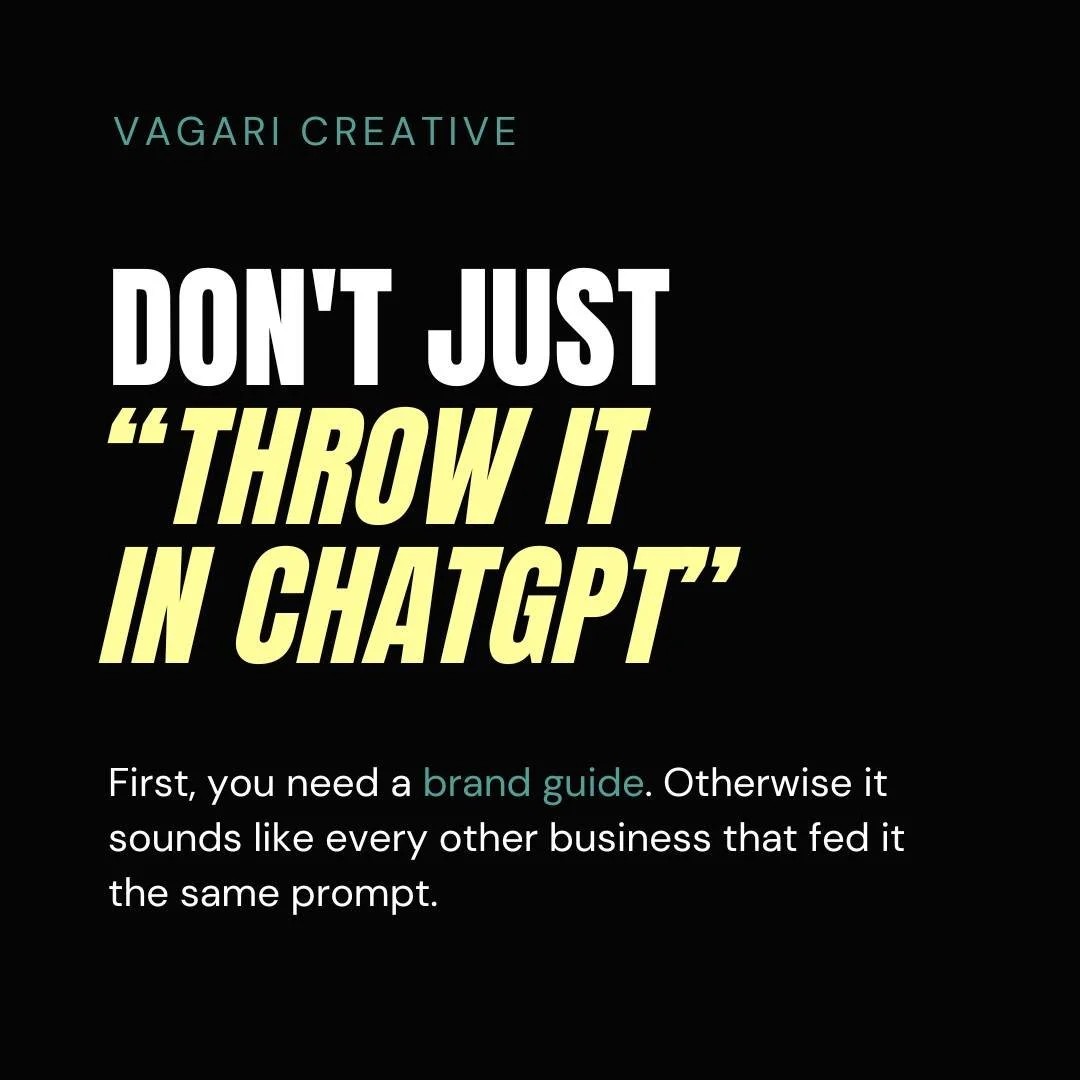 I had a client ask me last week if they could just use ChatGPT for their copy now. I said sure, give it a whirl. Two weeks later they showed me what it produced: "Unlock the transformative power of wellness. Discover how our services can elevate