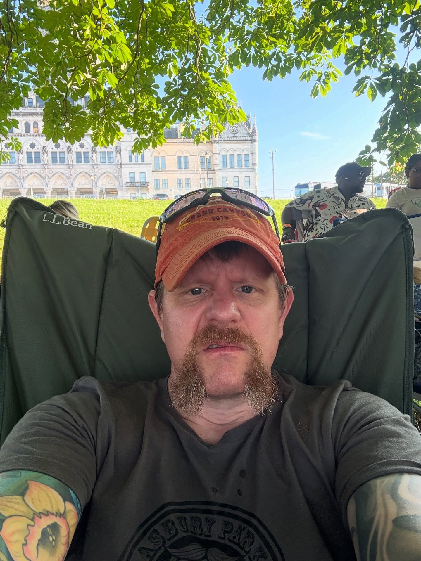 If you&rsquo;ve listened to the podcast, you won&rsquo;t be surprised to learn I hate crowds of people, portapotties, and music festivals.
That said, I&rsquo;m really enjoying the @thecapitolgroove festival in Hartford. 
Day 2 has had my favorite per