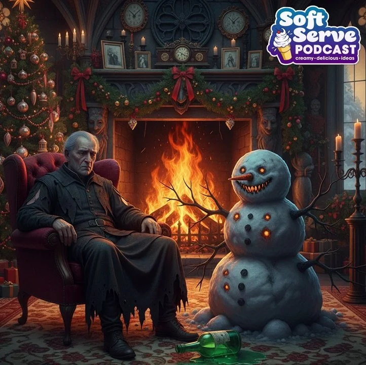 In this episode, Sawtooth Frank re-visits and reflects on two Soft Serve Podcast Christmas classics: A 2025 remix of his Eminem-inspired holiday classic, hip-hop banger, &ldquo;What&rsquo;s So Merry About Christmas?&rdquo; and the haunting short stor