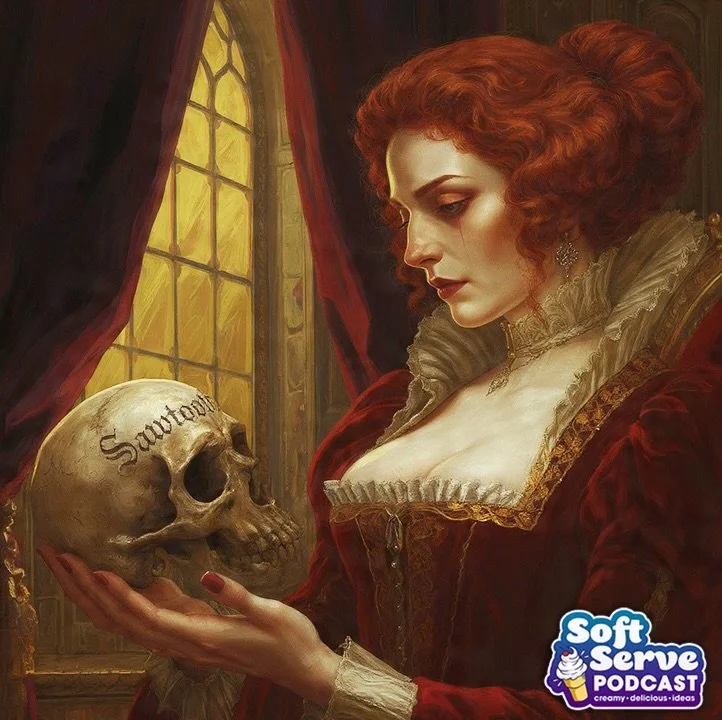 Stomping Jen makes her triumphant return to the Soft Serve Podcast! 
We talk about what Jen has been up to and if she&rsquo;s &ldquo;back&rdquo; on the podcast, and we discuss the movie &ldquo;Hamnet&rdquo; and the television show &ldquo;Heated Rival