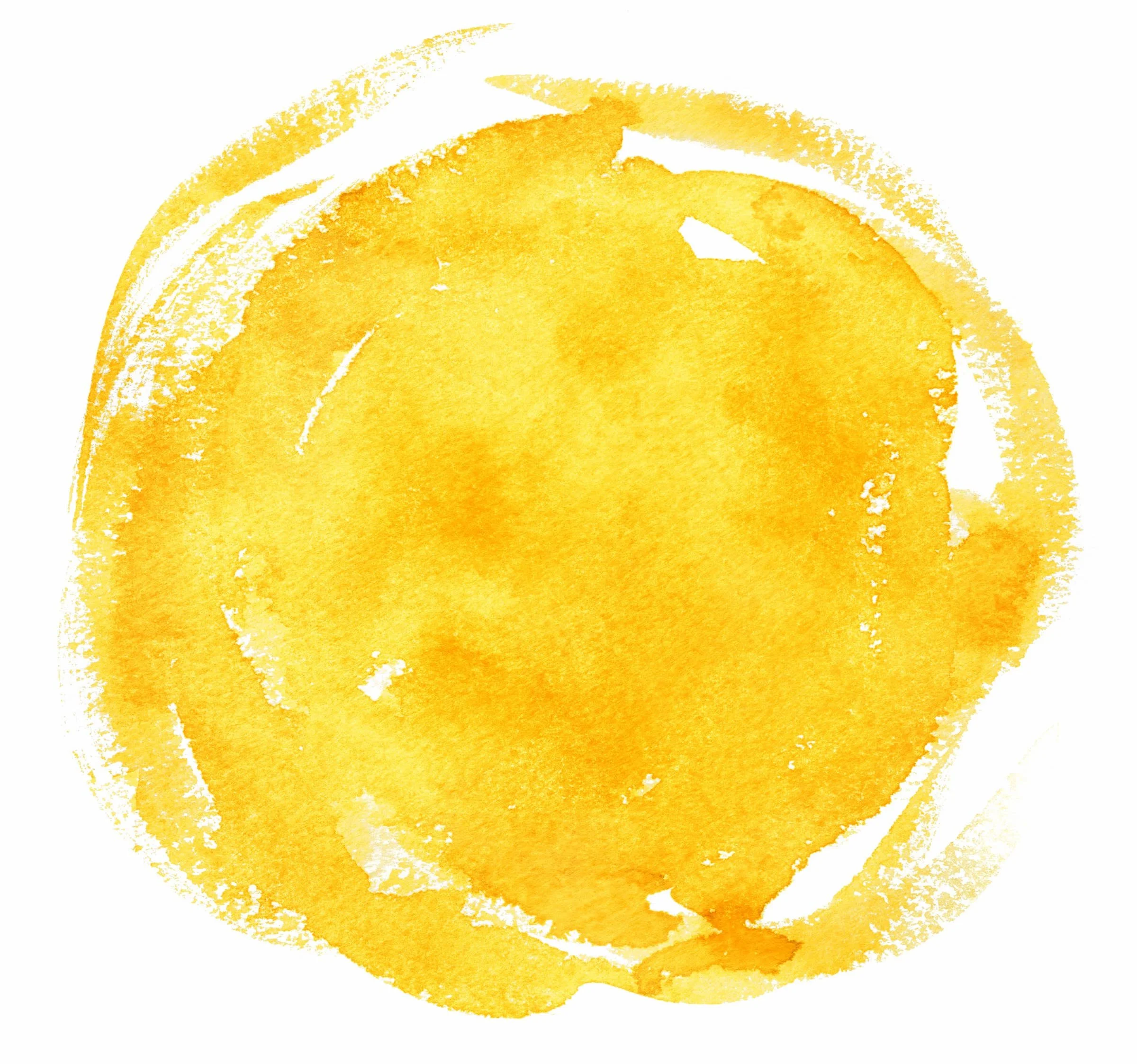 gold watercolor circle