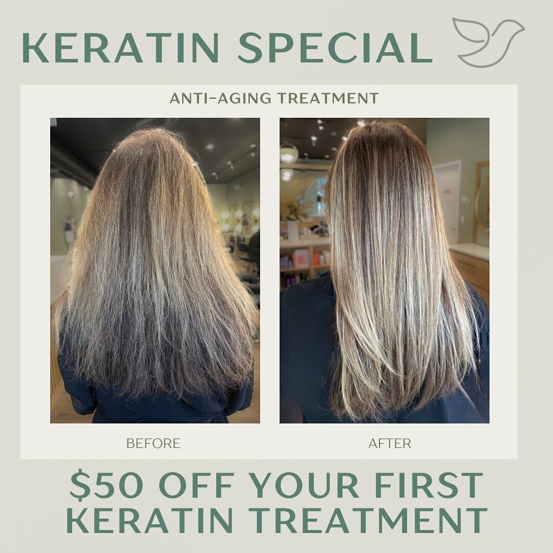 Transform your hair this season with our exclusive Spring special! Say goodbye to frizz and hello to silky, smooth hair with our Keratin Treatment. For a limited time only, your first session will $50 off. Don&rsquo;t miss out on this incredible offe