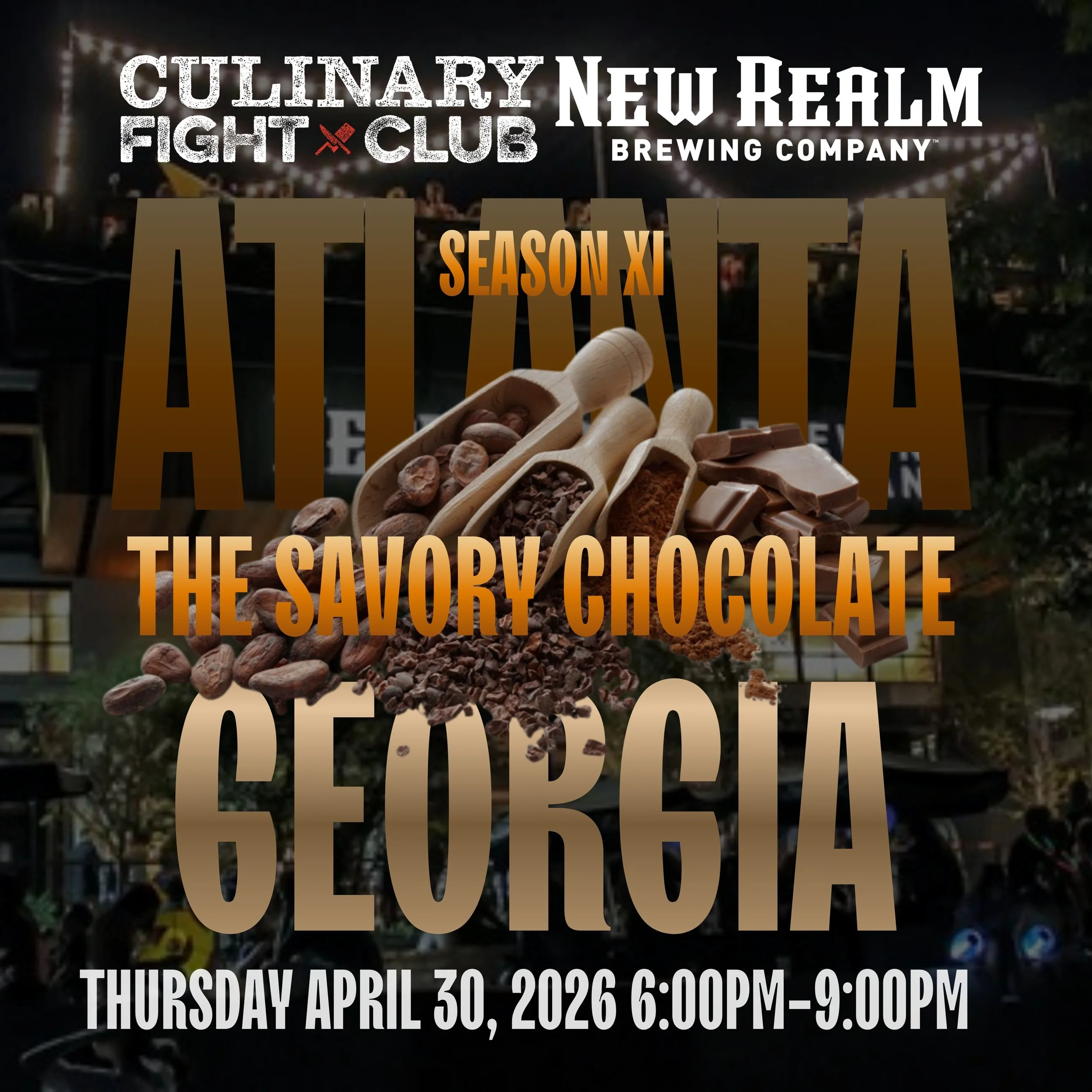 The CFC Savory Chocolate Showdown - Atlanta, Georgia
