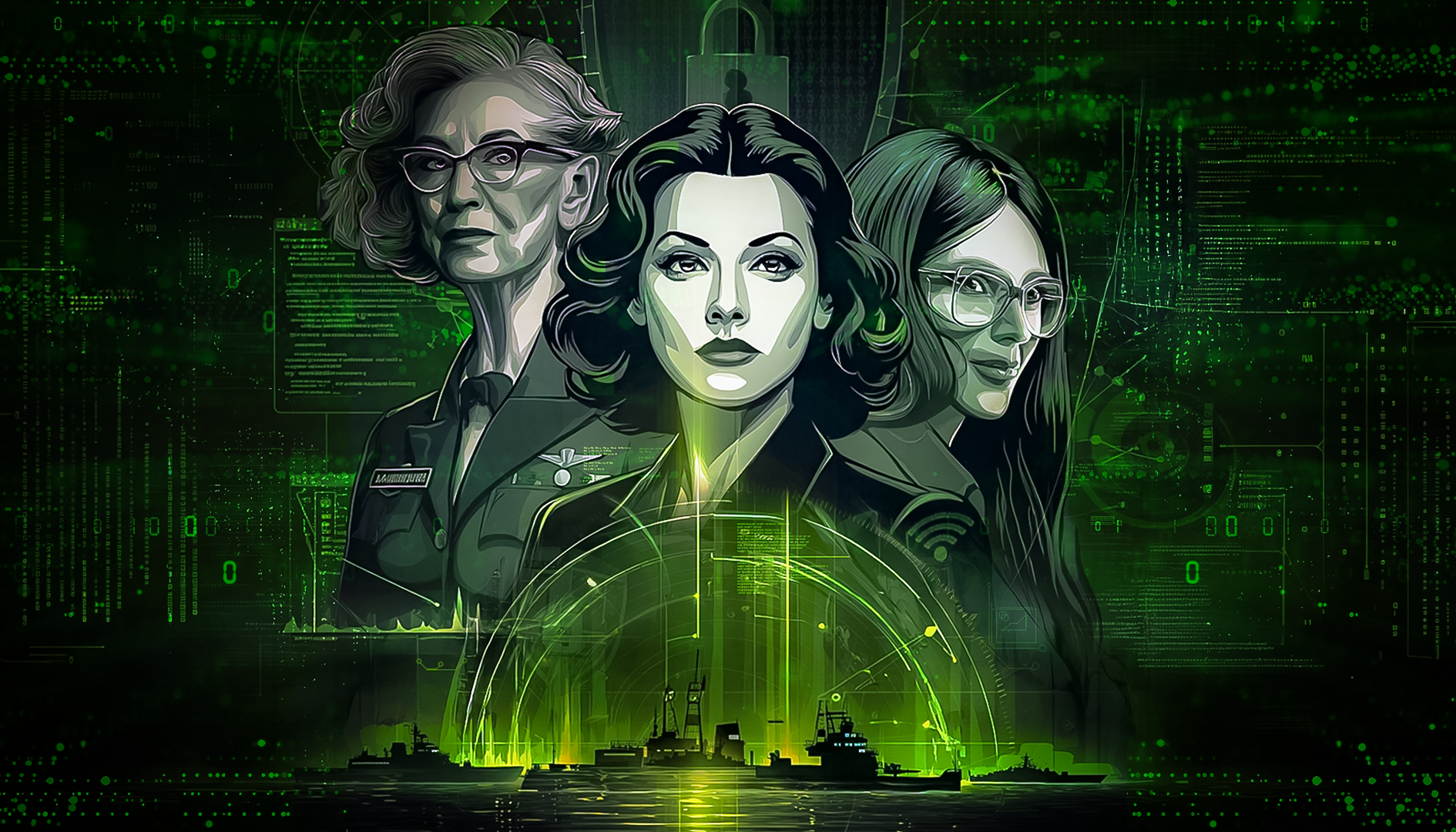 Hedy Lamarr, Grace Hopper, and Dorothy Denning: Pioneers in Cybersecurity