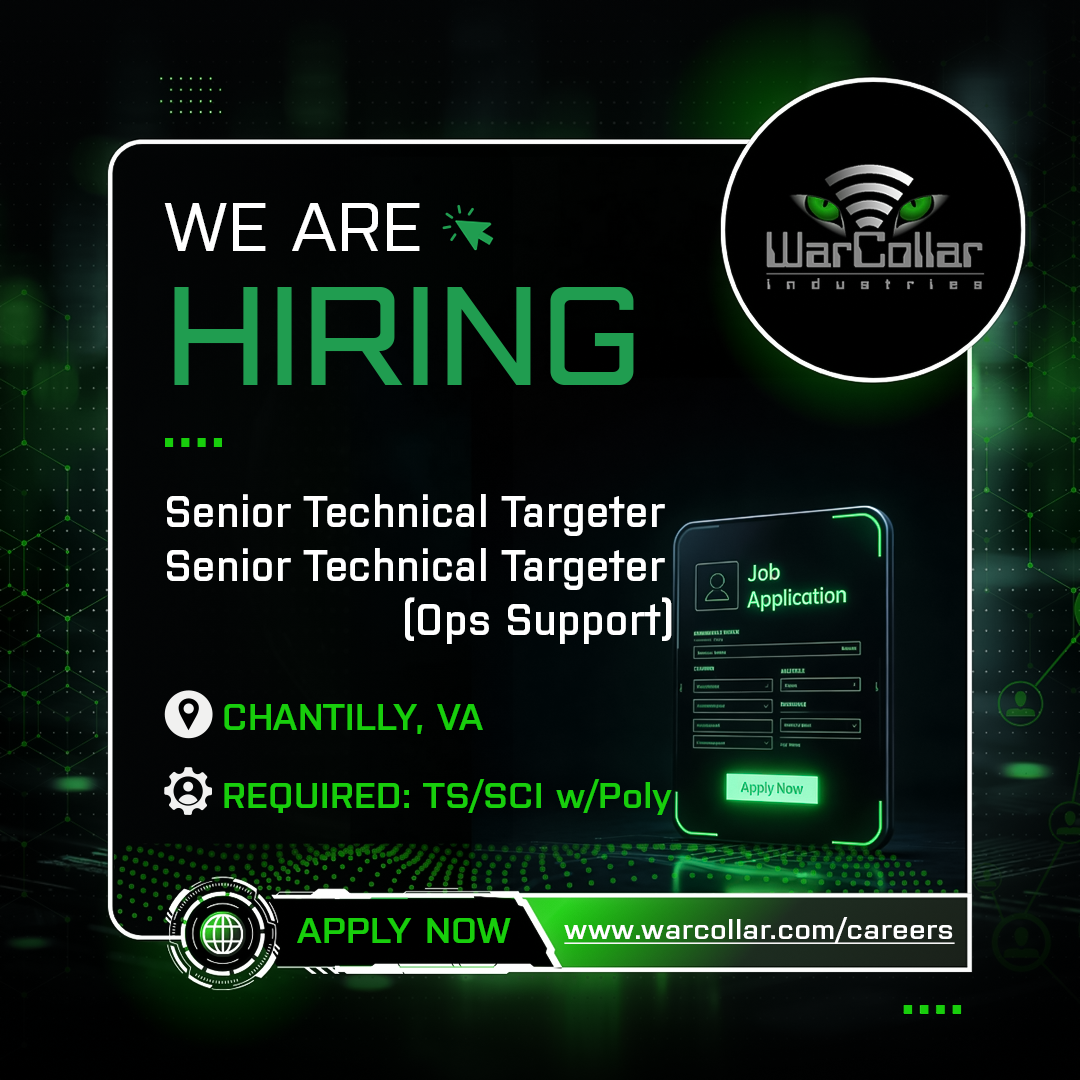 Technical Targeter Jobs in Chantilly, VA