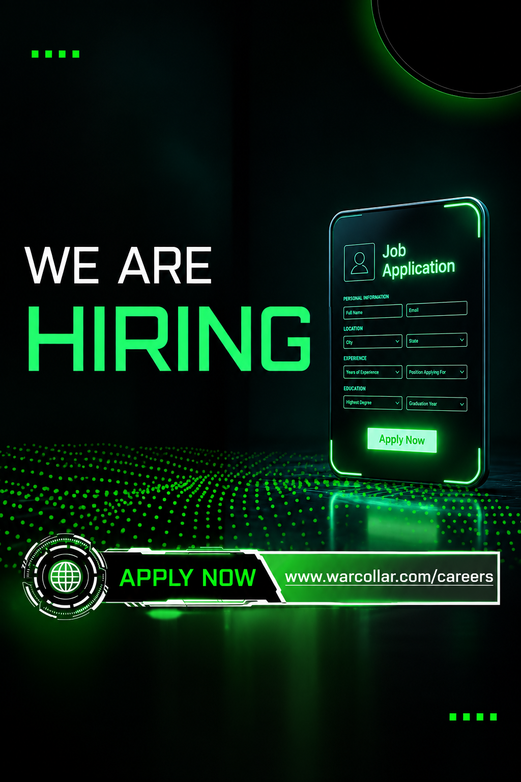 We are hiring