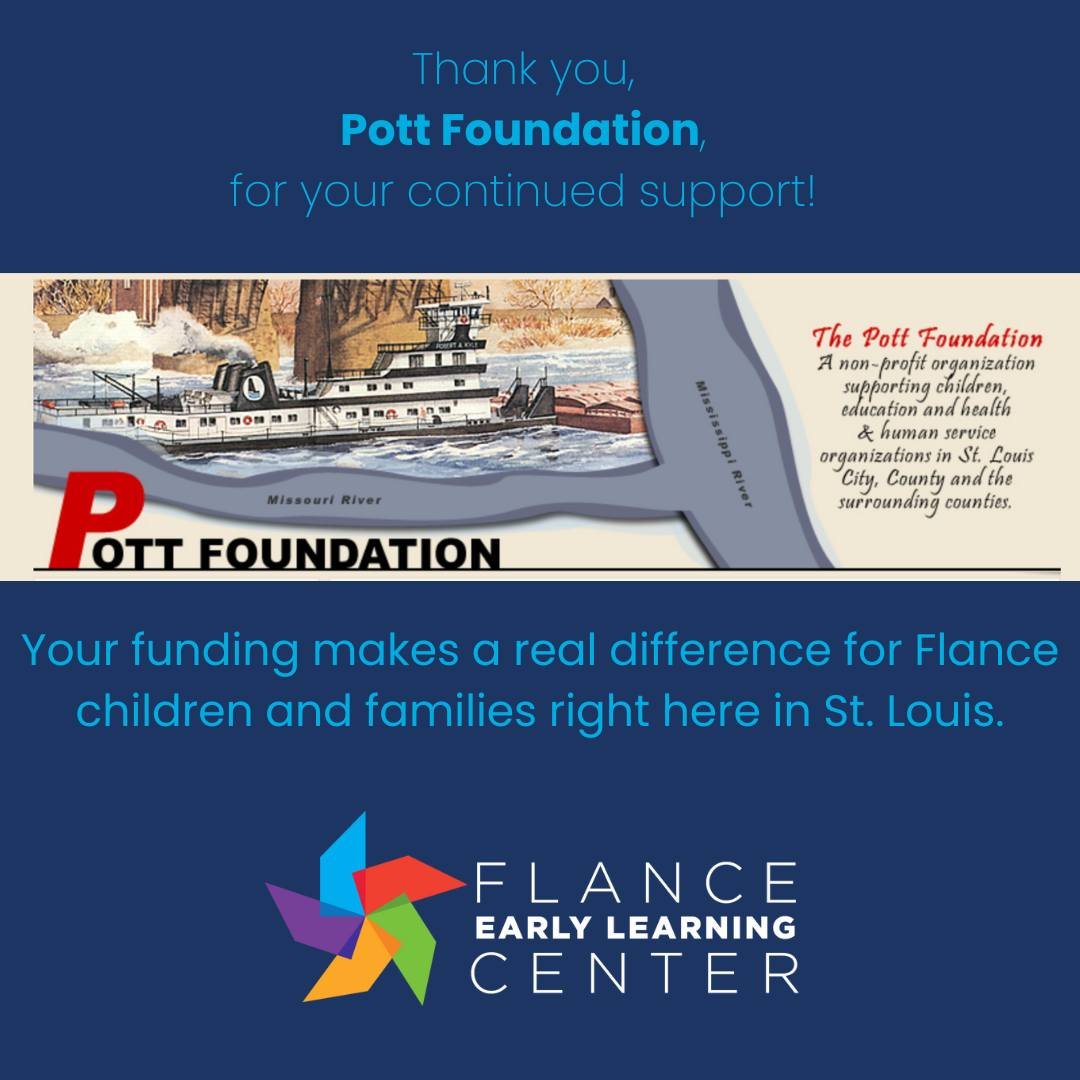 Sending out our gratitude on this extra warm Monday to the Herman T. and Phenie R. Pott Foundation for the recent five-thousand-dollar grant in support of Flance. Thank you to the advisory committee and to Executive Director Mary Jane King for making