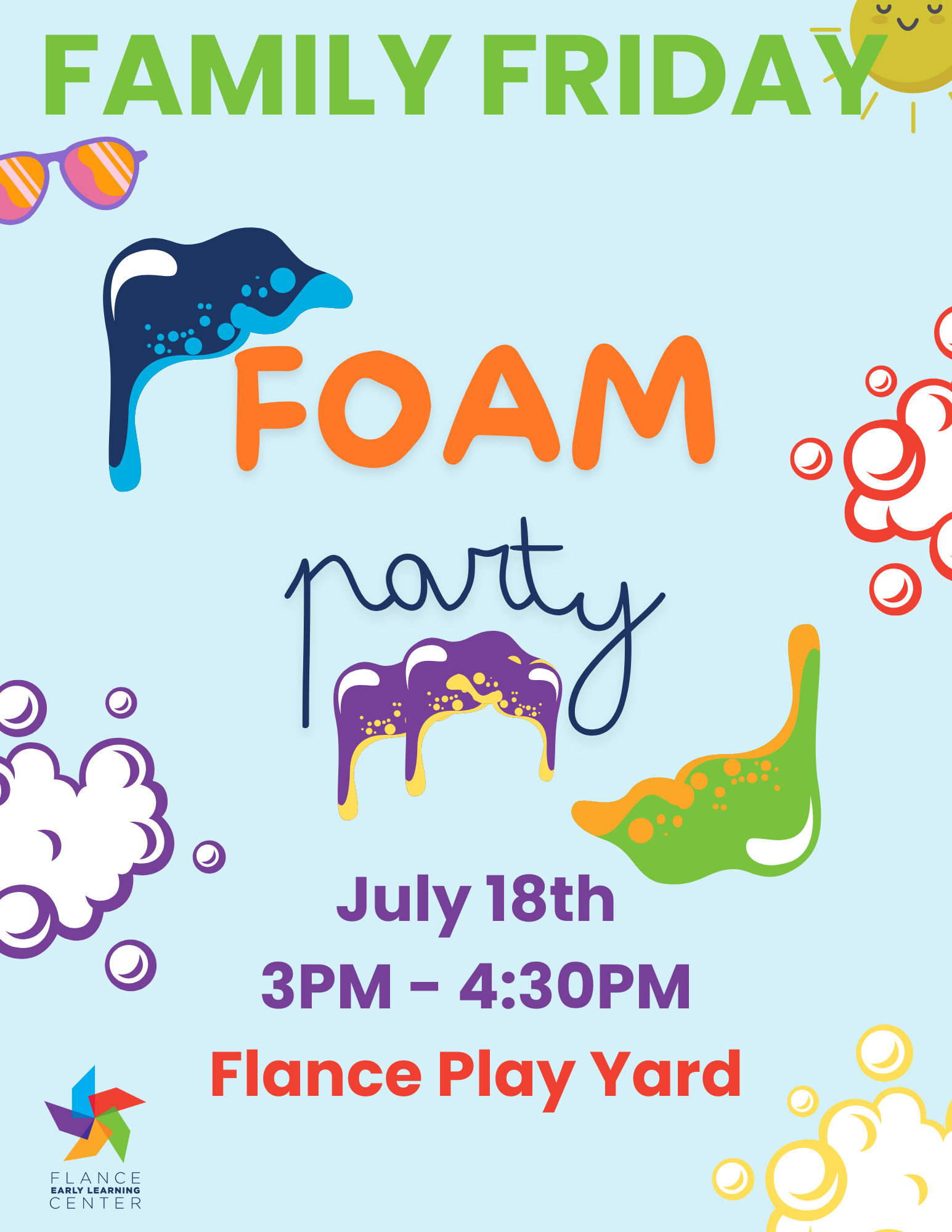 Family Friday FOAM PARTY