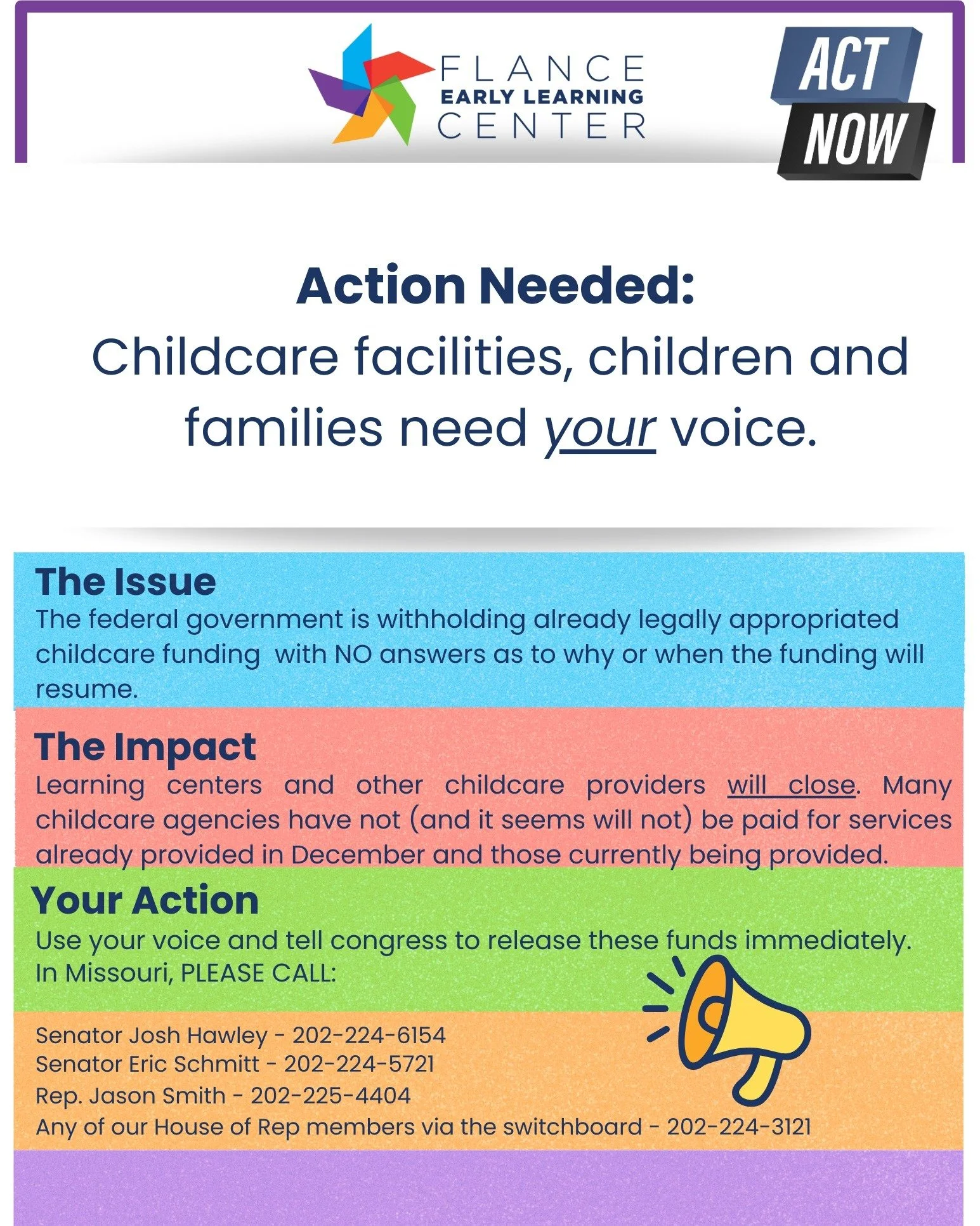 Wrapping up this Friday with a ---> Call to Action <--- as we move further into the new year, friends. PLEASE -- use your voices and platforms to spread the word and fight back. The federal government's withholding of already legally appropriat