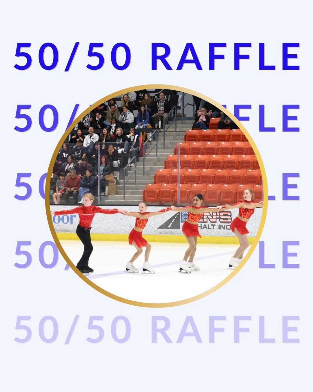 🎟 The Ice Denettes 50/50 Raffle is now LIVE and runs through the end of the Arizona Ice Classic on Sunday!⁠
⁠
Half the jackpot goes to the winner, and the other half supports our incredible synchronized skating teams. 😊⁠
⁠
Want in? Head to the link