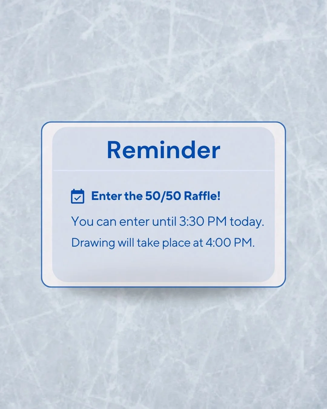 There's still time to support our Ice Denettes skating teams for their upcoming competitive season! ⁠
⁠
💸 You could win 50% of the proceeds if your ticket is drawn, while the other 50% supports our synchro teams. ⁠
⁠
🎟️ Ticket sales end at 3:30 p.m