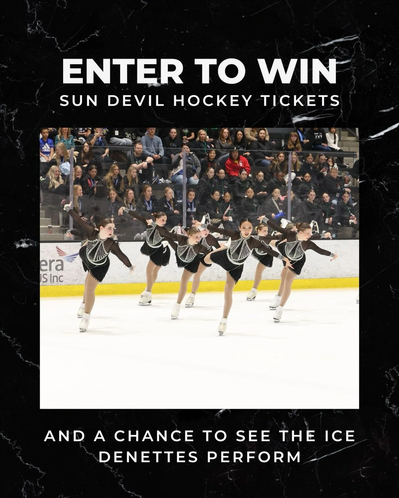 This is your reminder to place your bids for the chance to watch Sun Devil Hockey vs. St. Cloud State on Friday, February 6 at 7:00 PM at Mullett Arena, plus a 1st intermission performance by our Intermediate Team Affinity, who are headed to the Nati