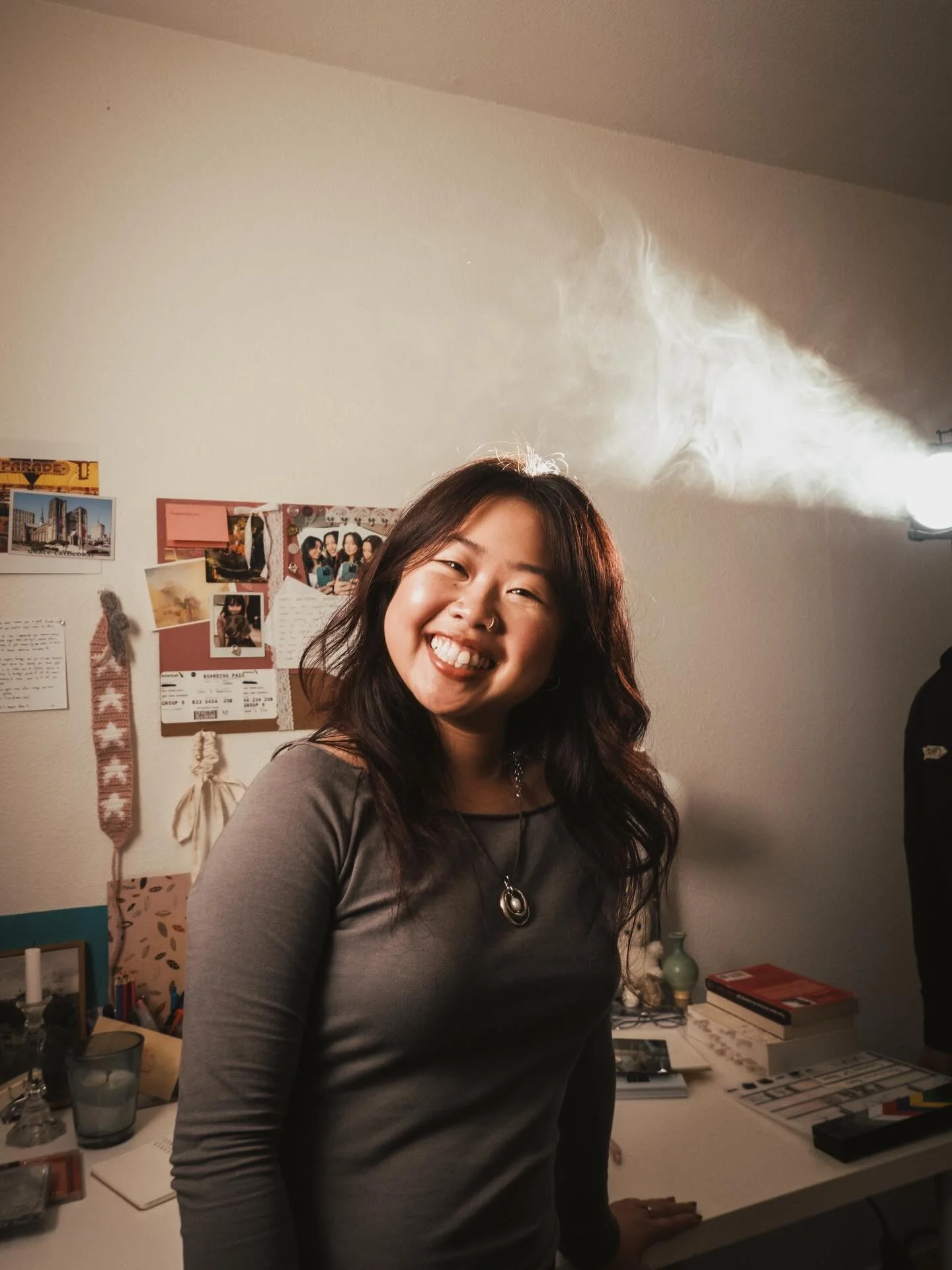 Moon necklace on @o.ceansdaughter 💫 Simple, versatile, and everyday 🥹  Looking so gorgeous ✨