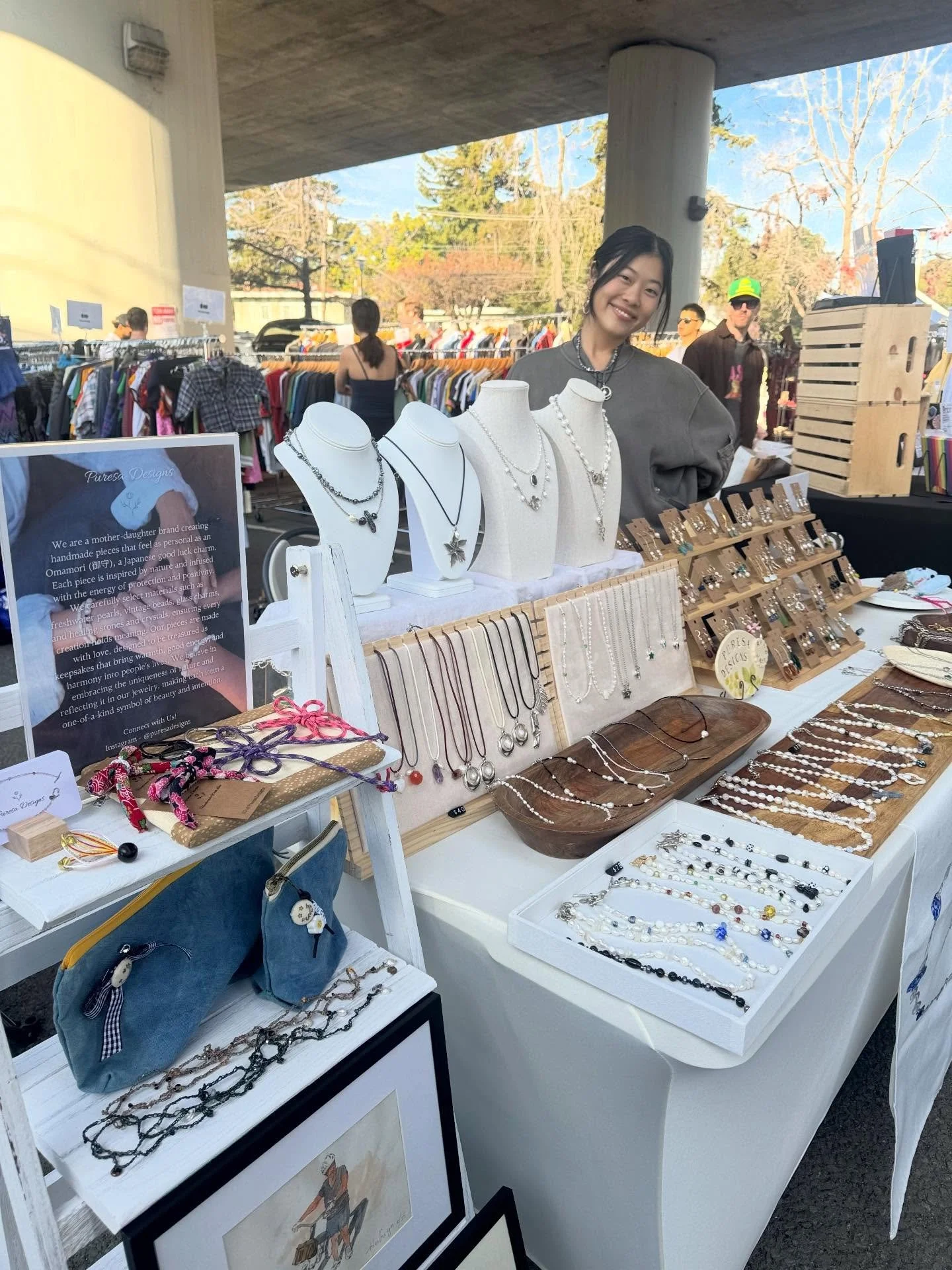 Plans for next weekend? ✨
We&rsquo;ll be in Oakland on Saturday 3/21 at @thewardrobeprojectllc ❣️ Come say hi and shop with amazing local artists and vendors 🤍✨
Would love to see you there!